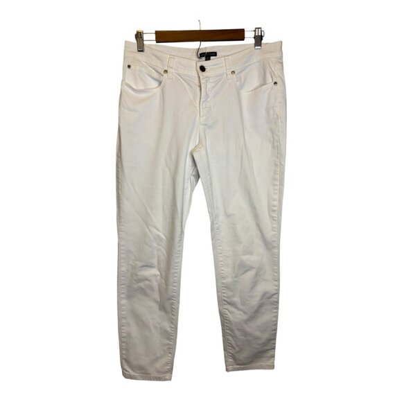Eileen Fisher Jeans Women's Size 8 Office Skinny White - Picture 1 of 4